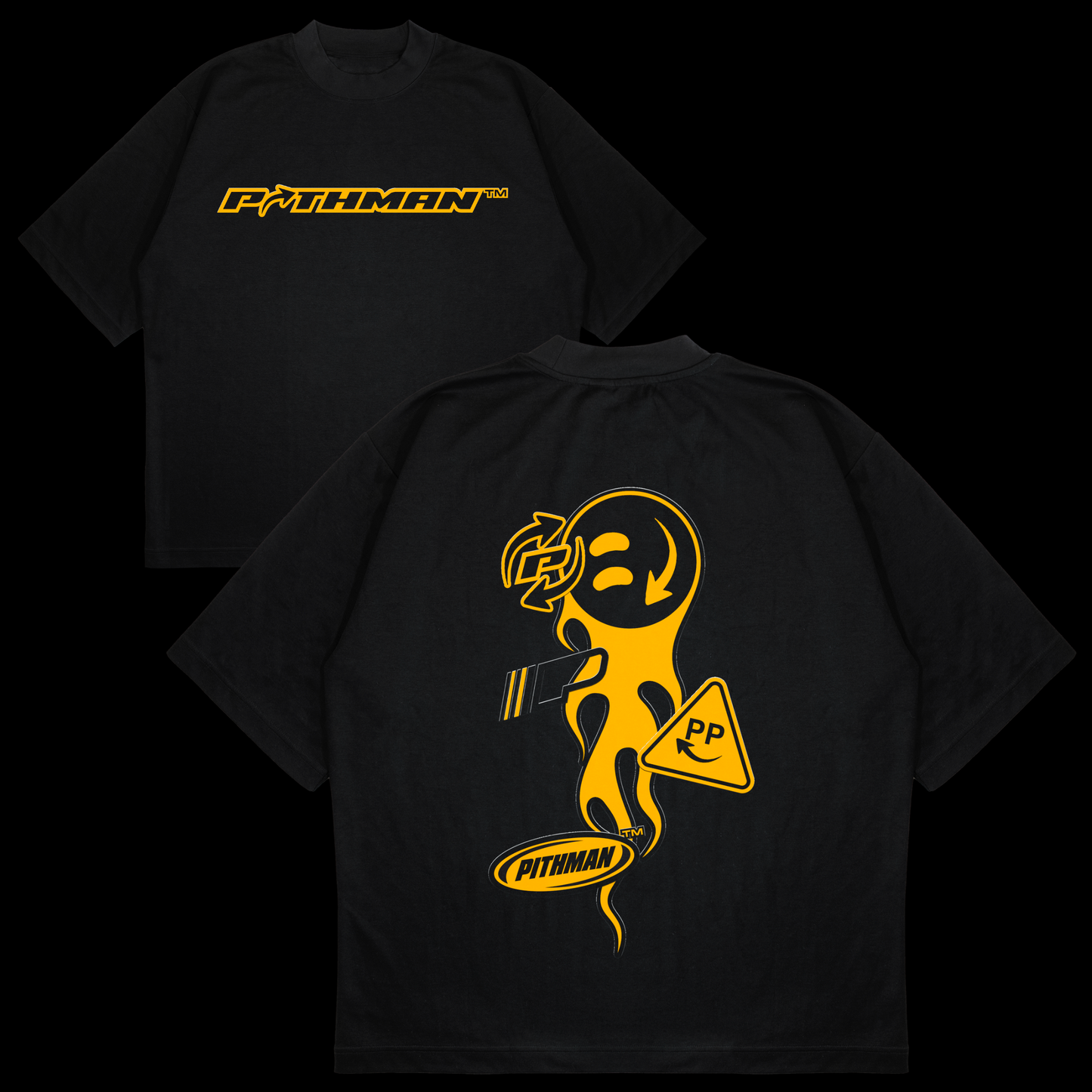 Fire T-Shirt Black