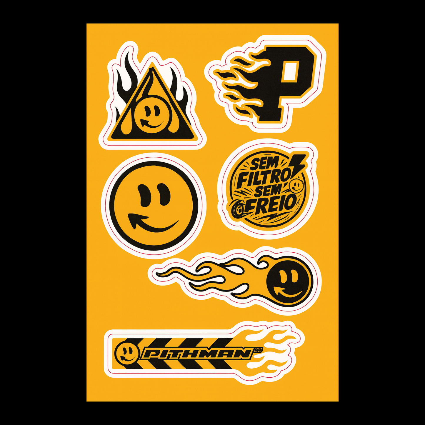 Adesivos PITHMAN – Kit Exclusivo