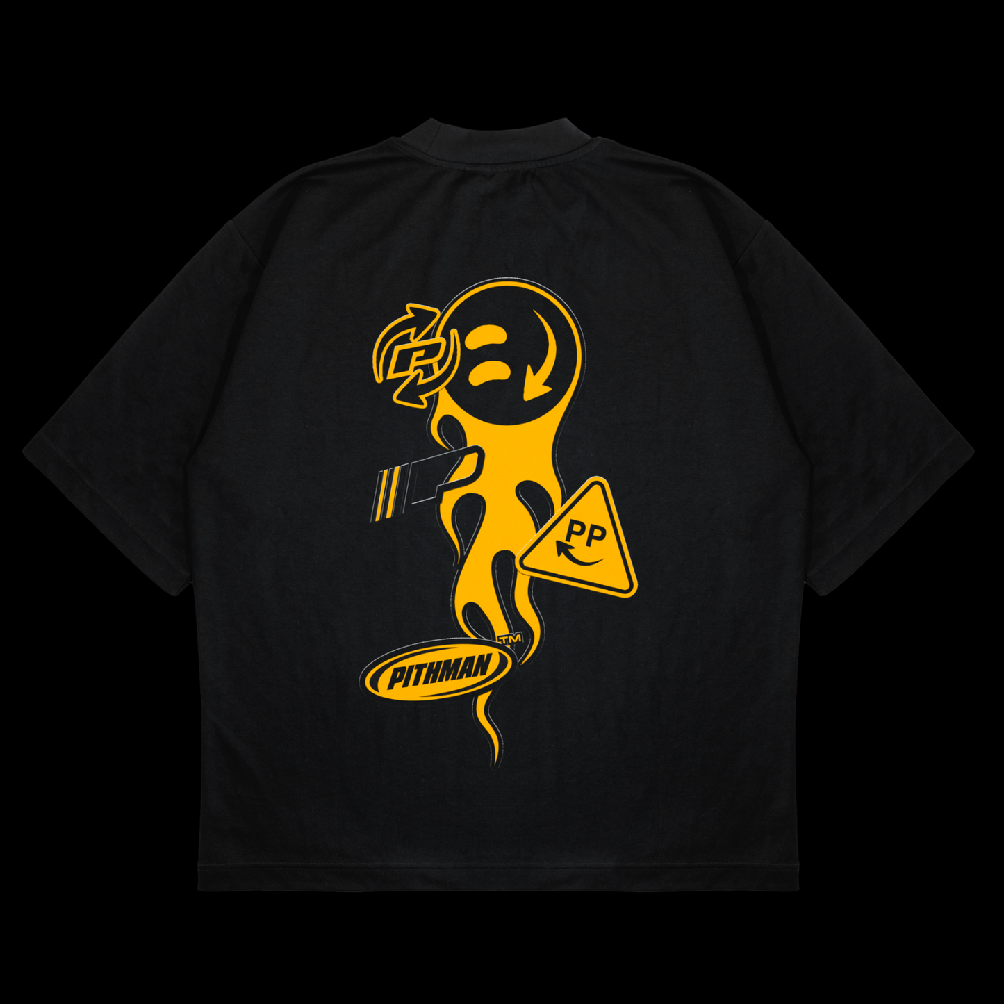 Fire T-Shirt Black